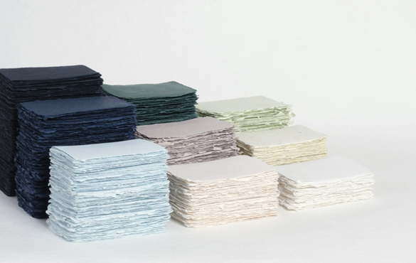Sri Aurobindo Handmade Paper factory - Deckle Edge Cotton Paper